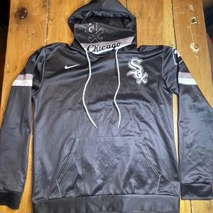 Vintage Nike 2010 Manny Ramirez Chicago WhiteSox Metallic Black Hoodie M